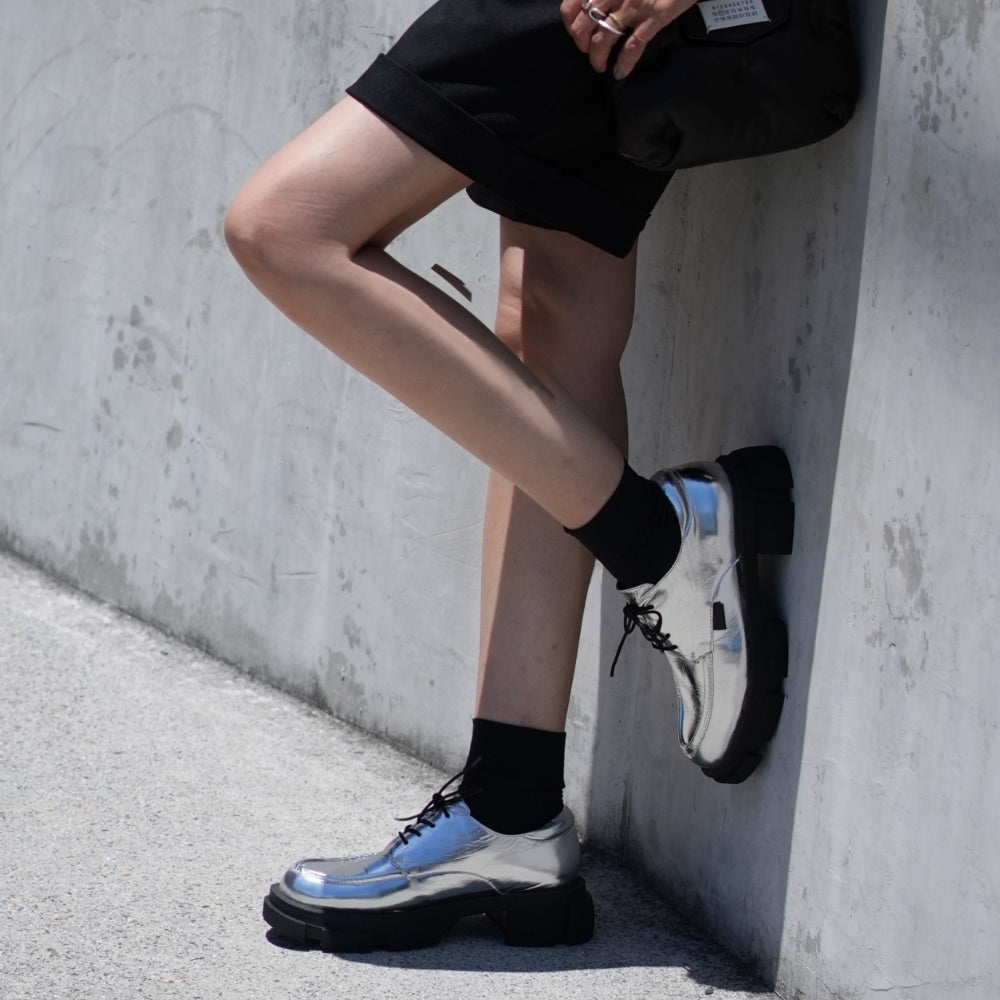 501070 厚底レースアップ・シューズ