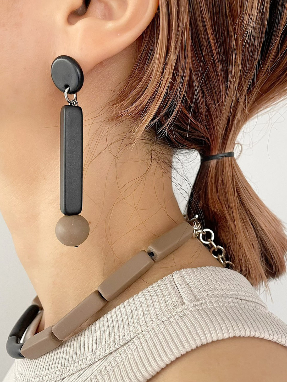 530223 イタリアン アクリル パーツ ピアス