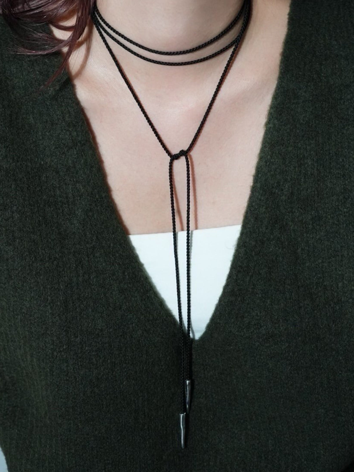 540263 Silkcord Necklace long version