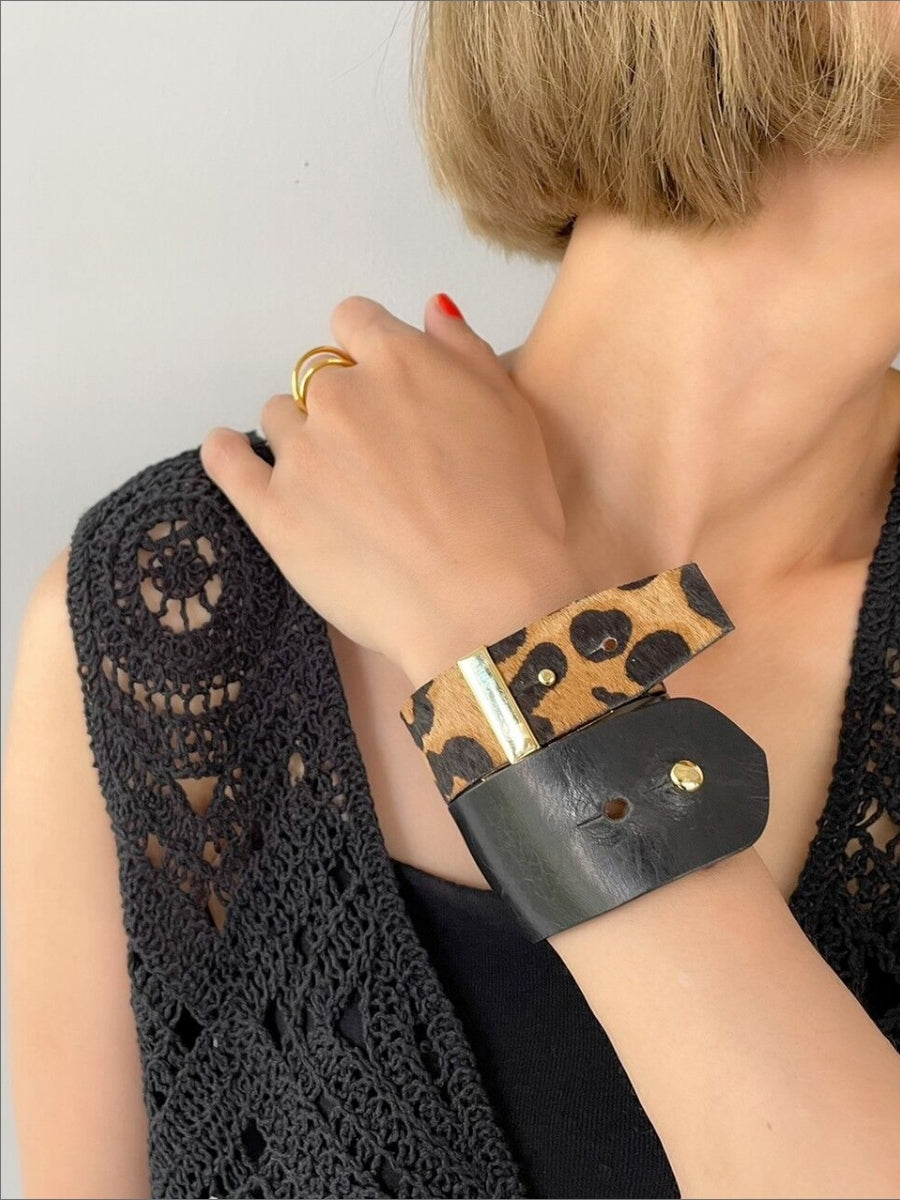 510025 Slim leather bangles