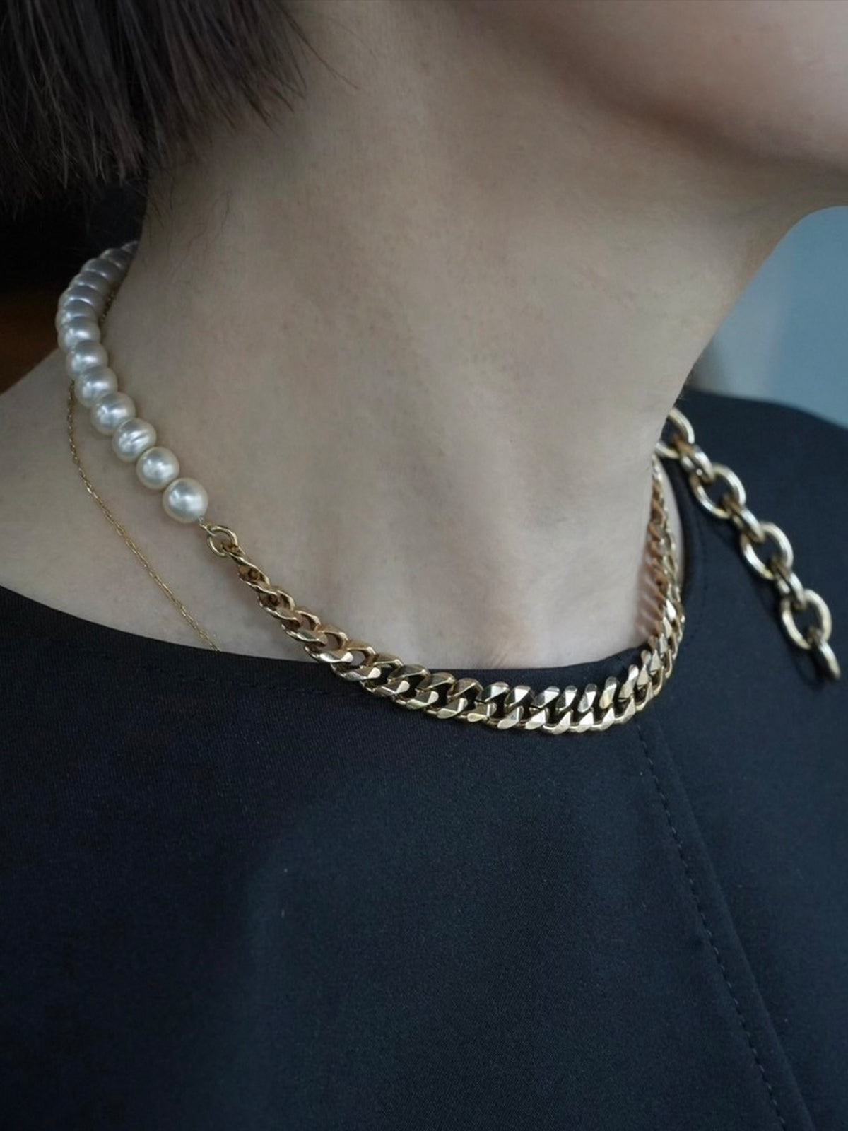 540262 Pearl chain necklace