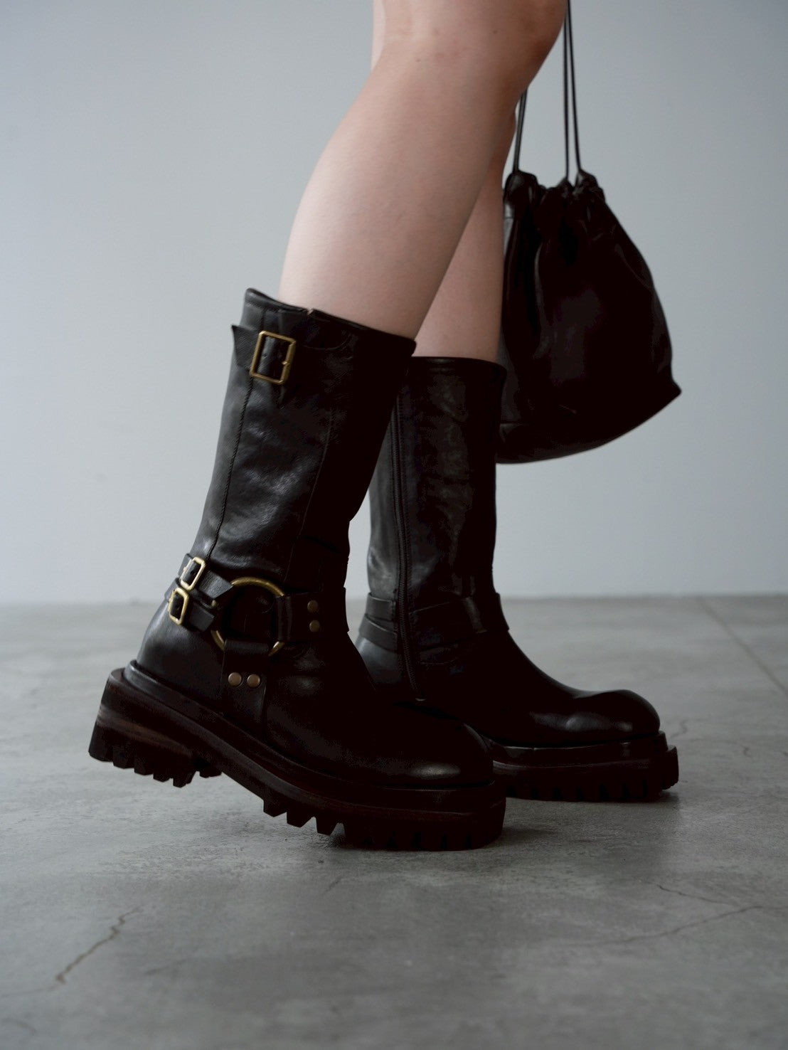 558033 Vintage engineer boots