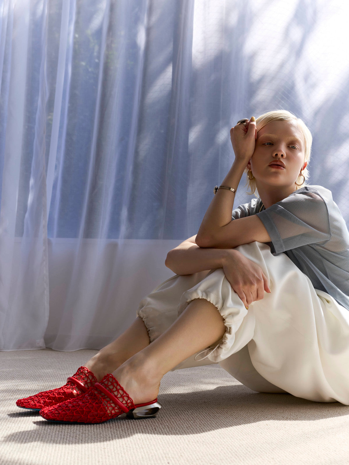 555035 メッシュ・ミュール