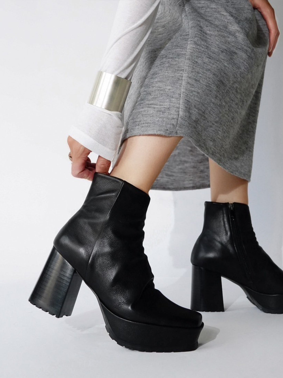 547091 ボリュームソール・ブーツ