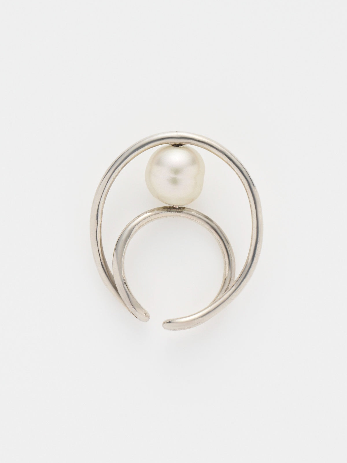 530235 pearl earcuff ring