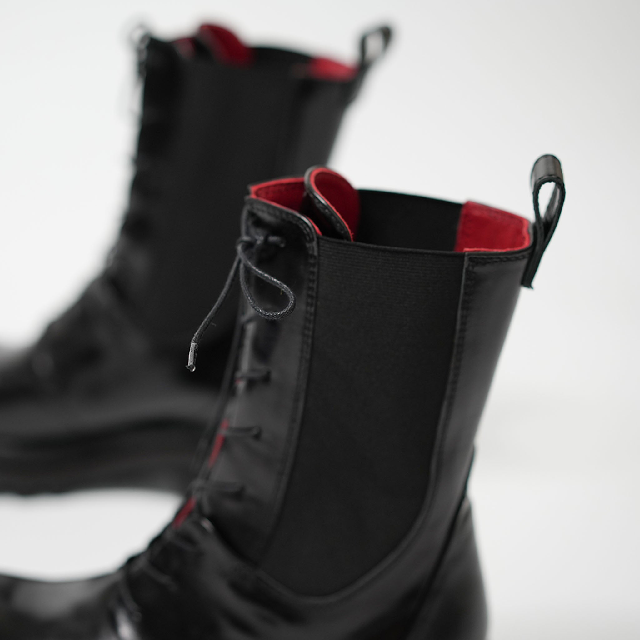 537064 Lace-up side gore boots