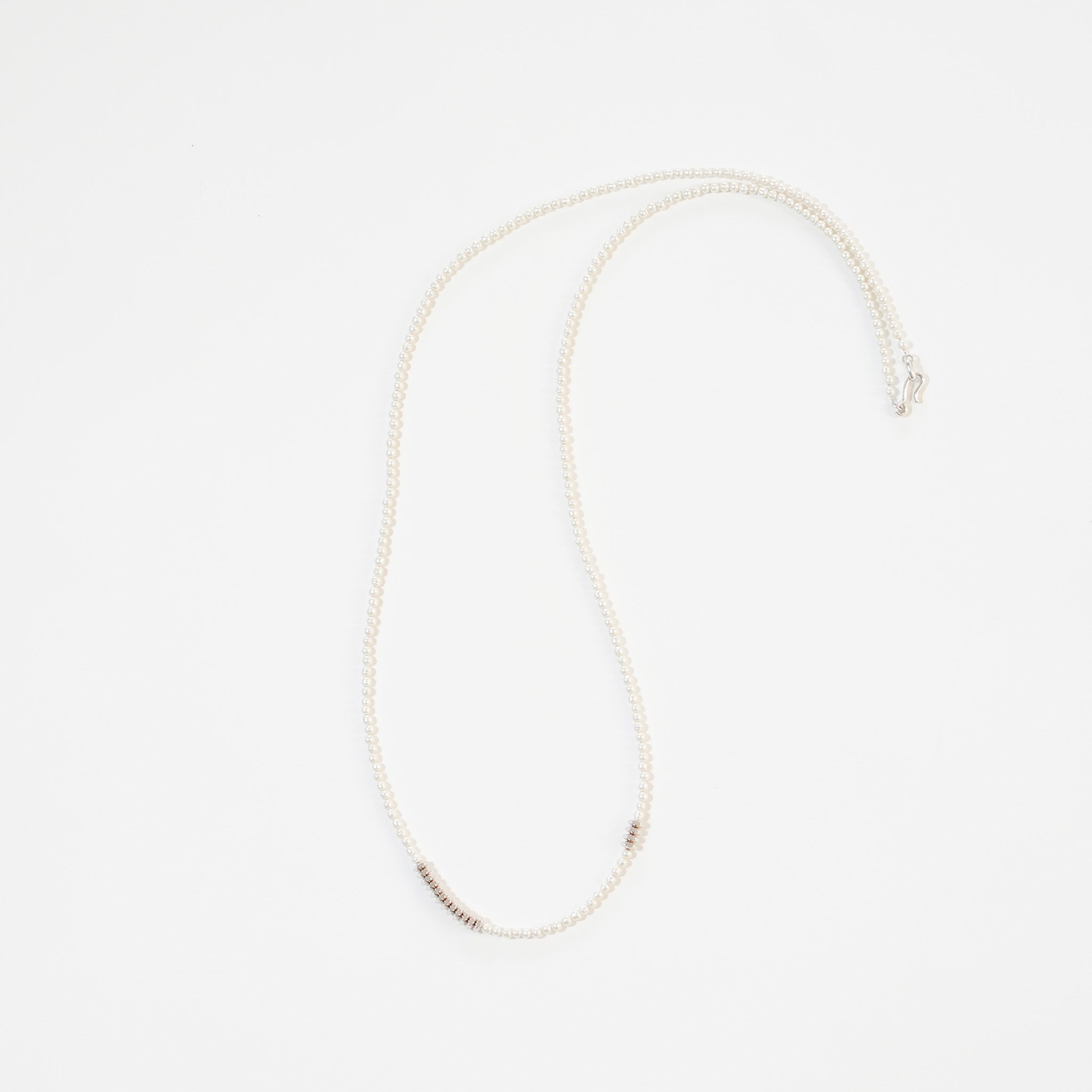 540248 pearl mix long necklace