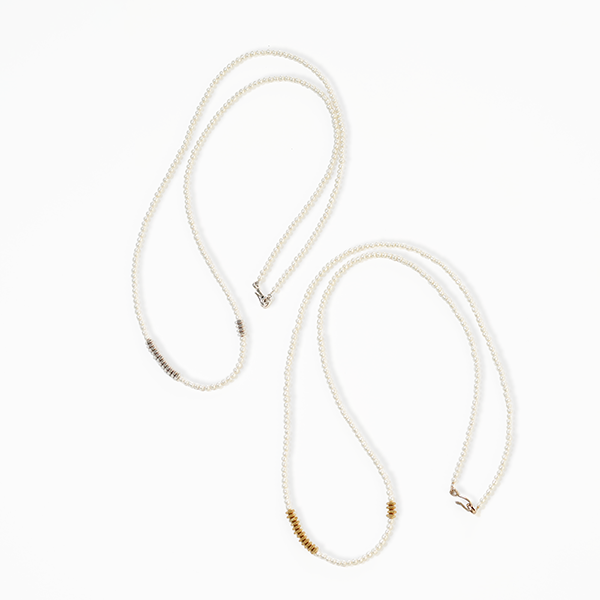 540248 pearl mix long necklace