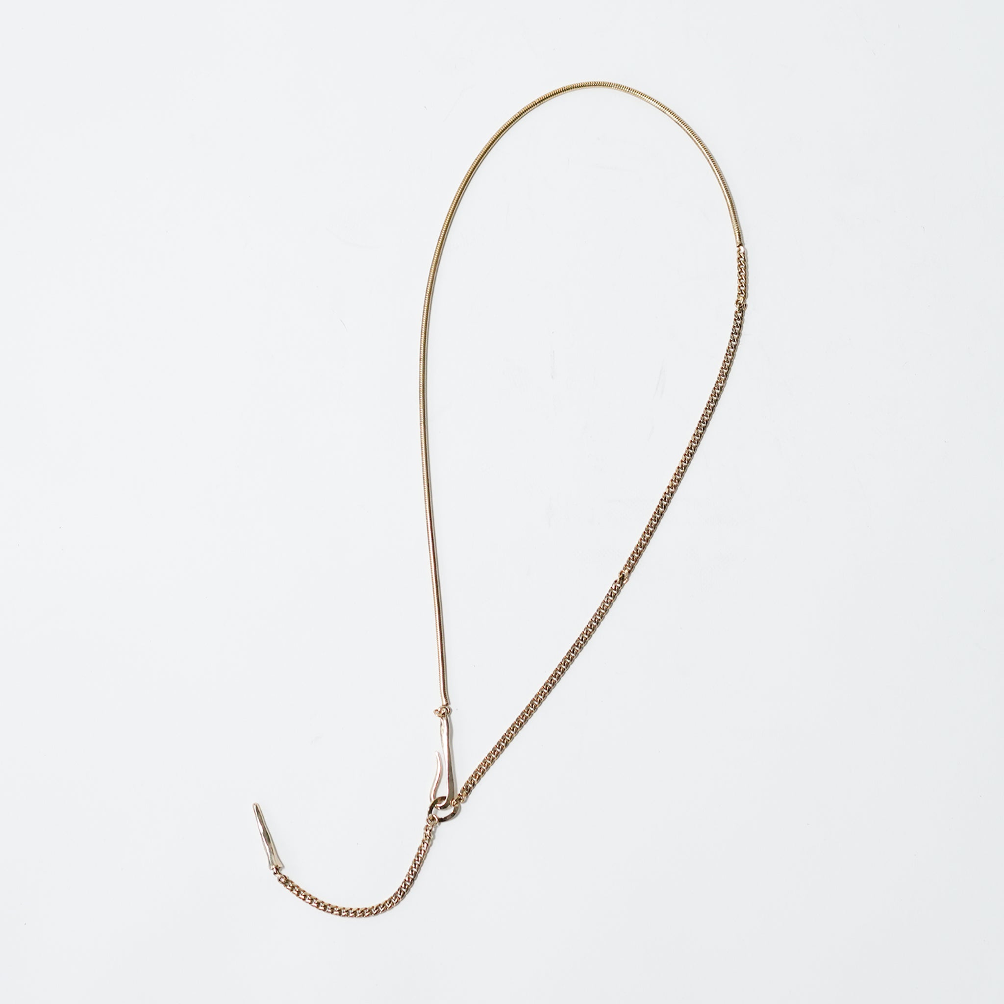 540258 Snake Separate Long Necklace