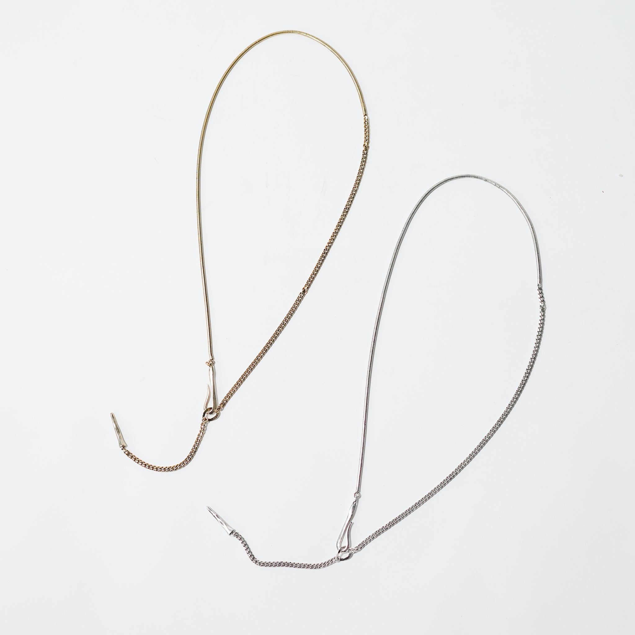540258 Snake Separate Long Necklace