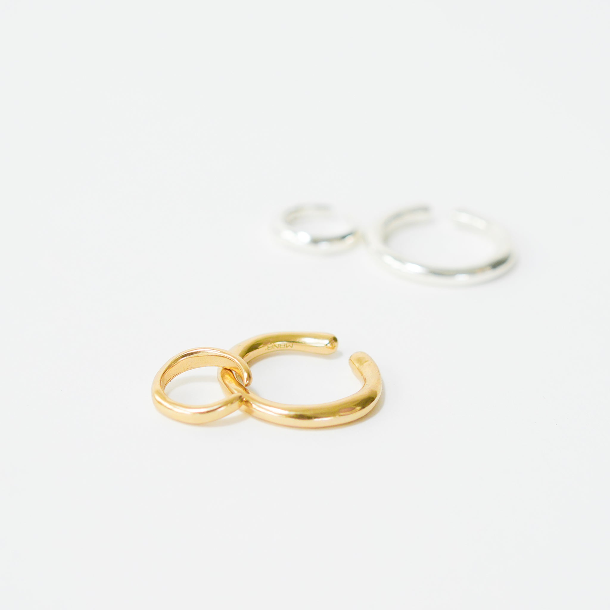 540259 Hoop earcuff 2piece
