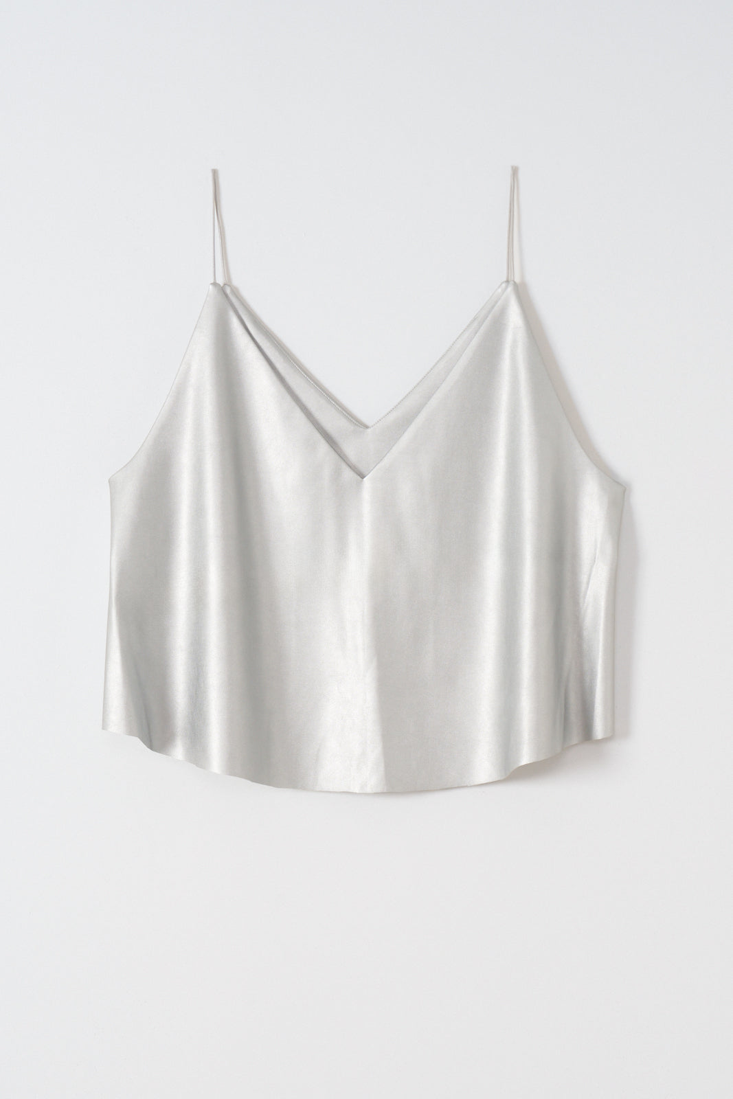 550404 Fake leather camisole