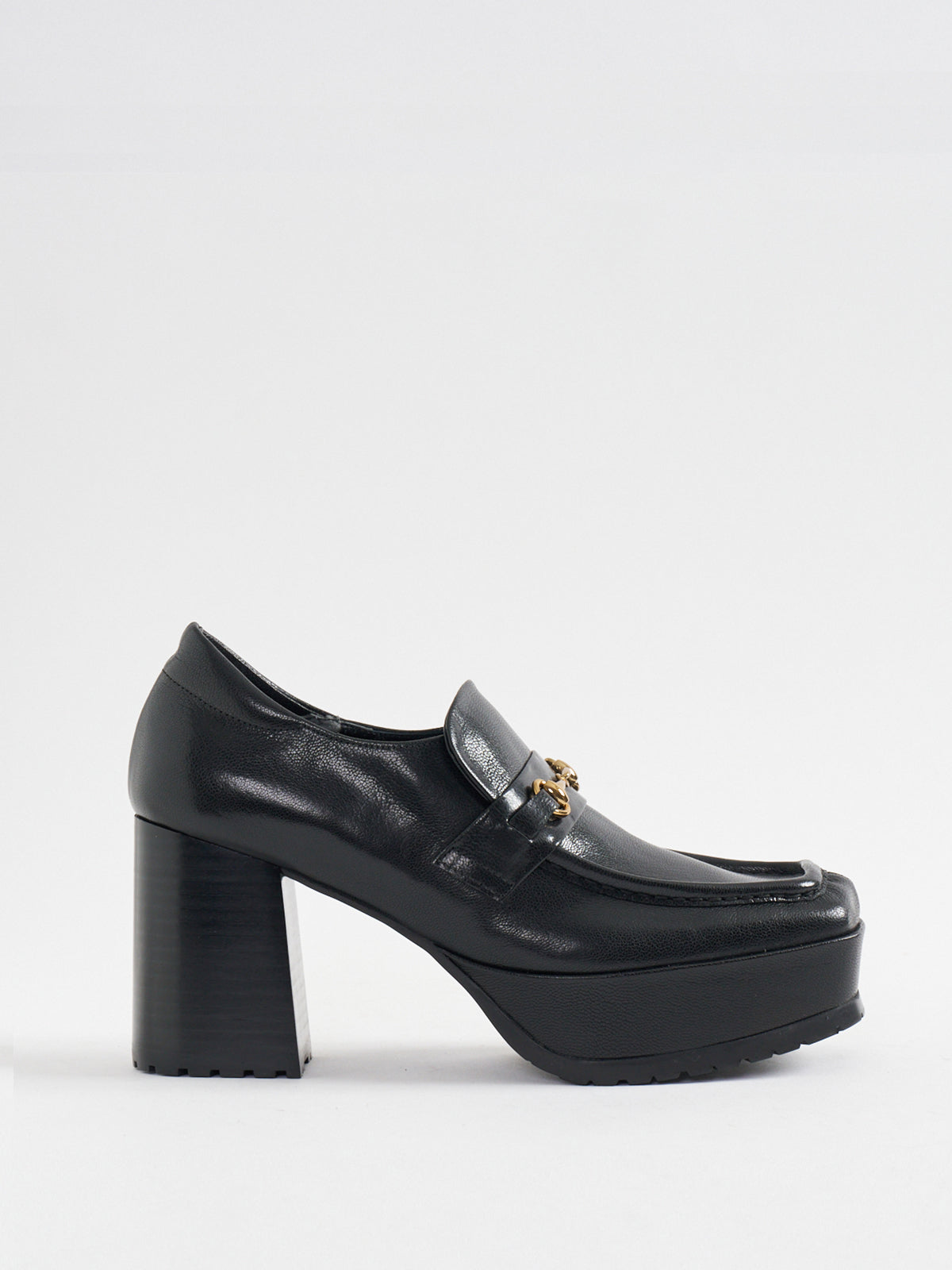 551207 Volume sole bit loafers