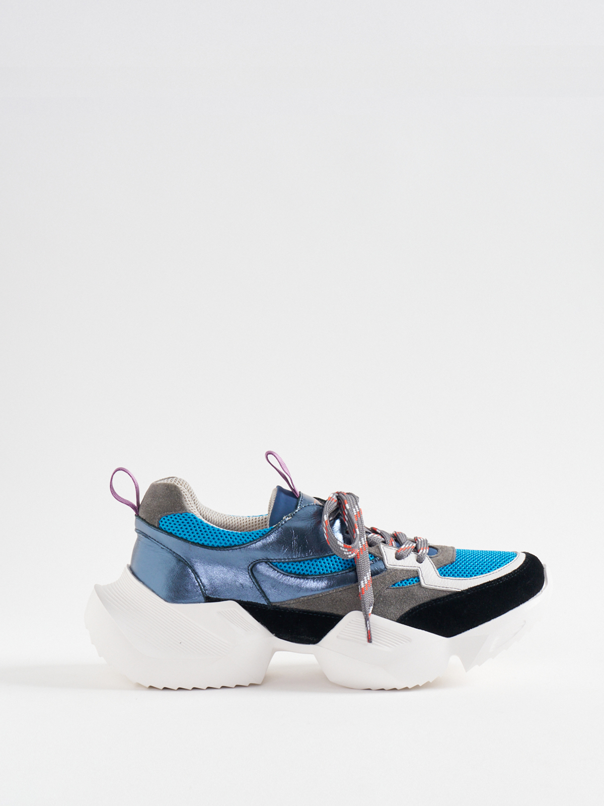 556094 Multi-material sneakers