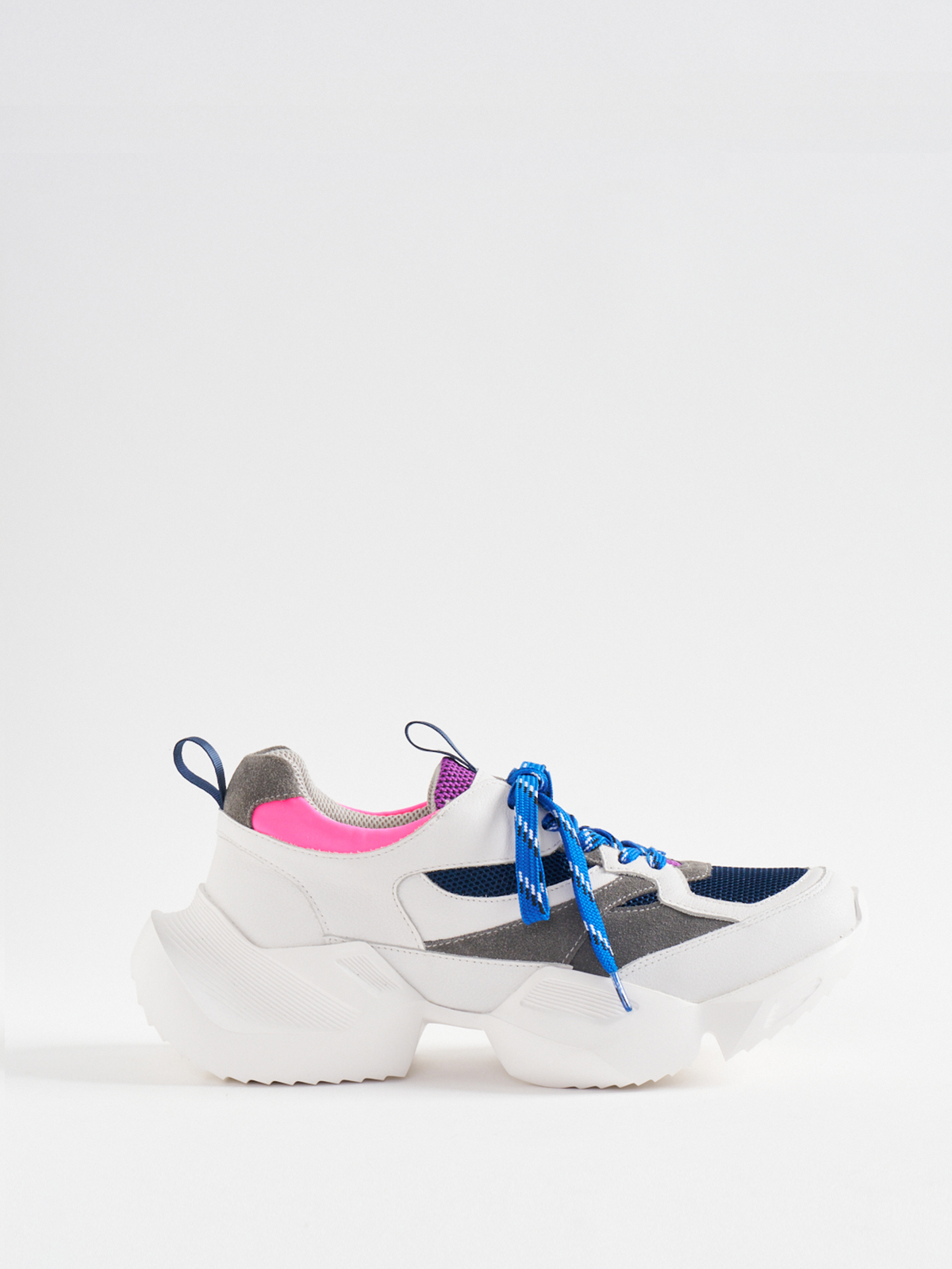 556094 Multi-material sneakers