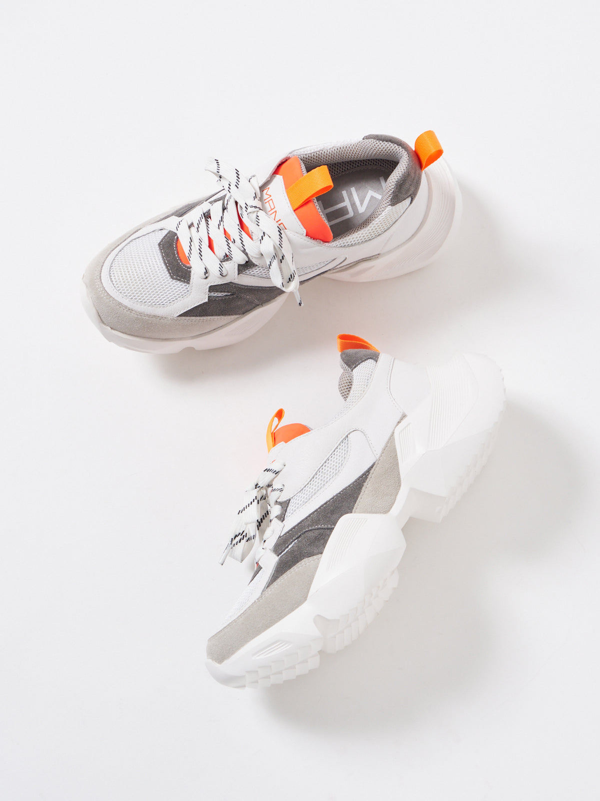 556094 Multi-material sneakers