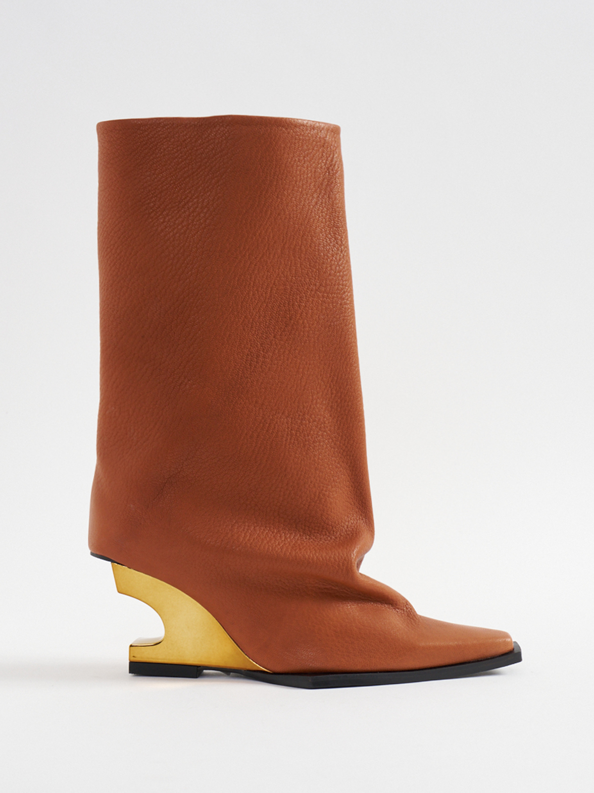 558034 Loose silhouette half boots