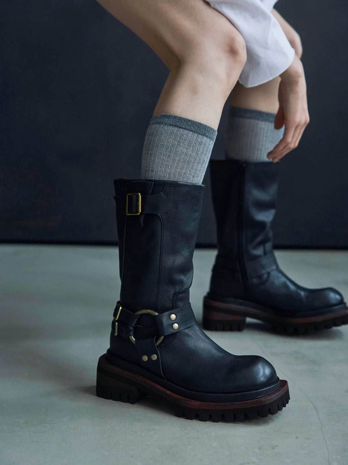 558033 Vintage engineer boots