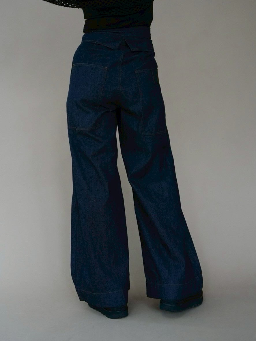 540402 Hight waist denim pants