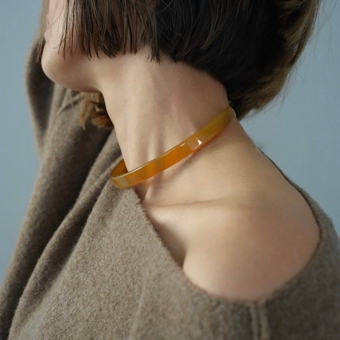 530218 バッファローホーン チョーカー