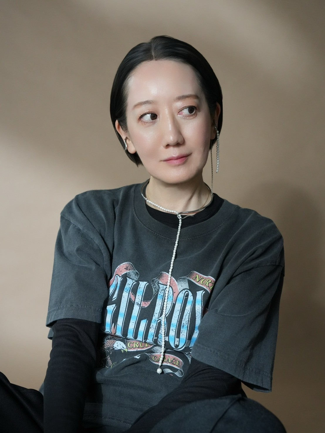 550213 pearl droop choker