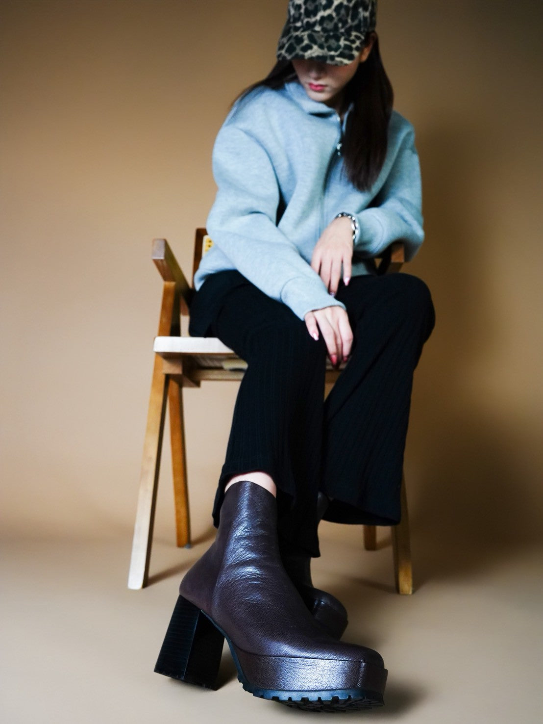 547091 ボリュームソール・ブーツ