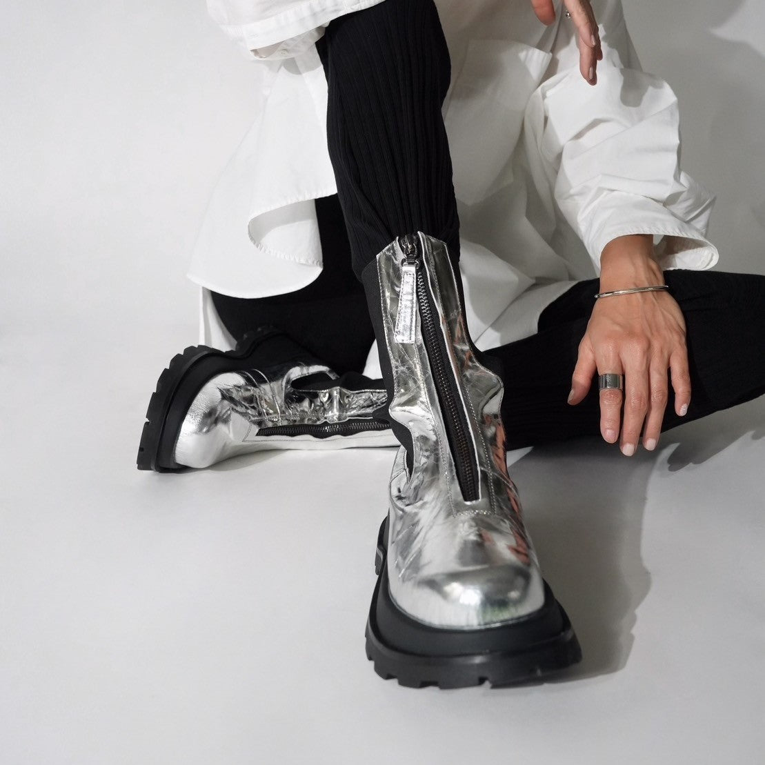 527052 ボリュームソール・サイドゴアブーツ