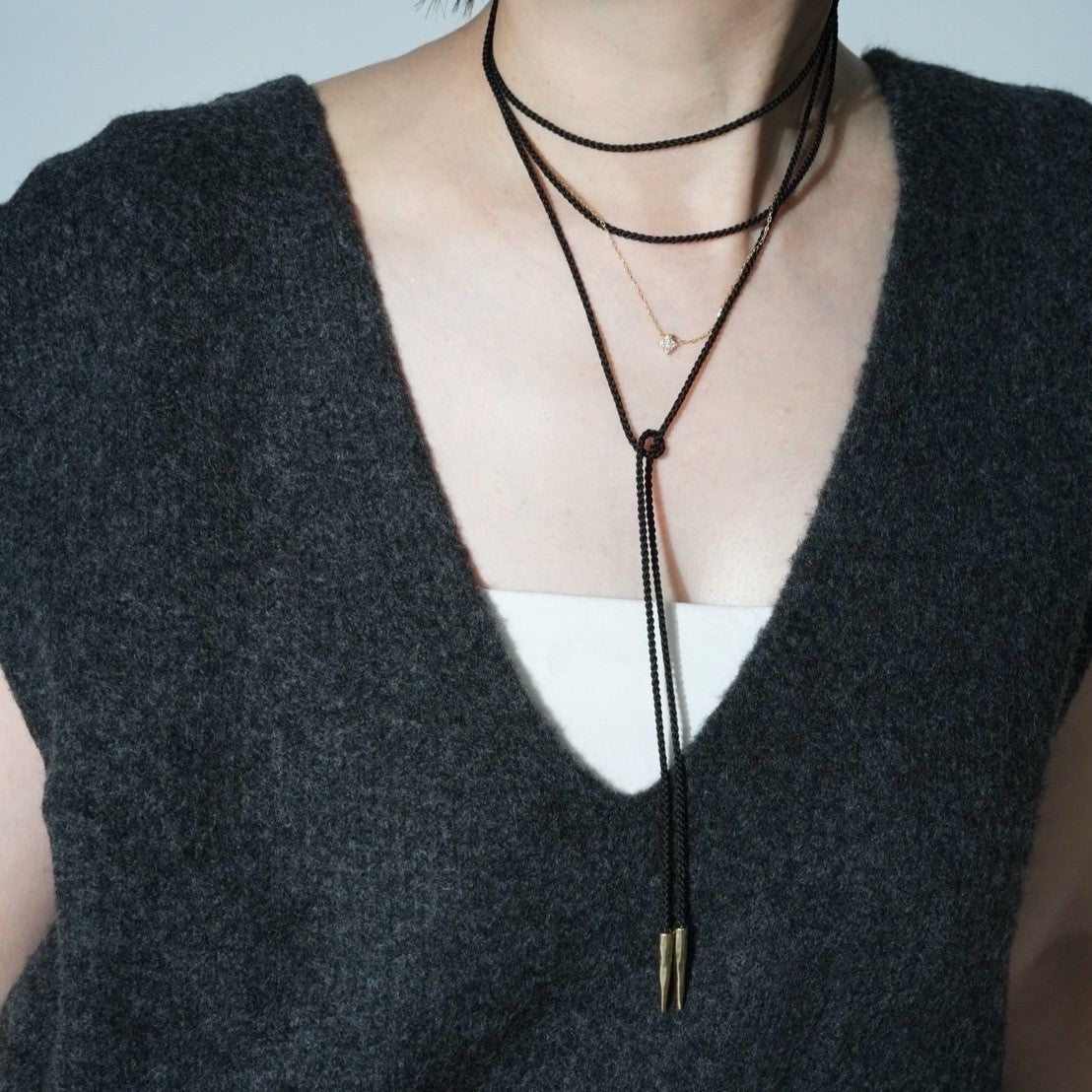 540263 Silkcord Necklace long version
