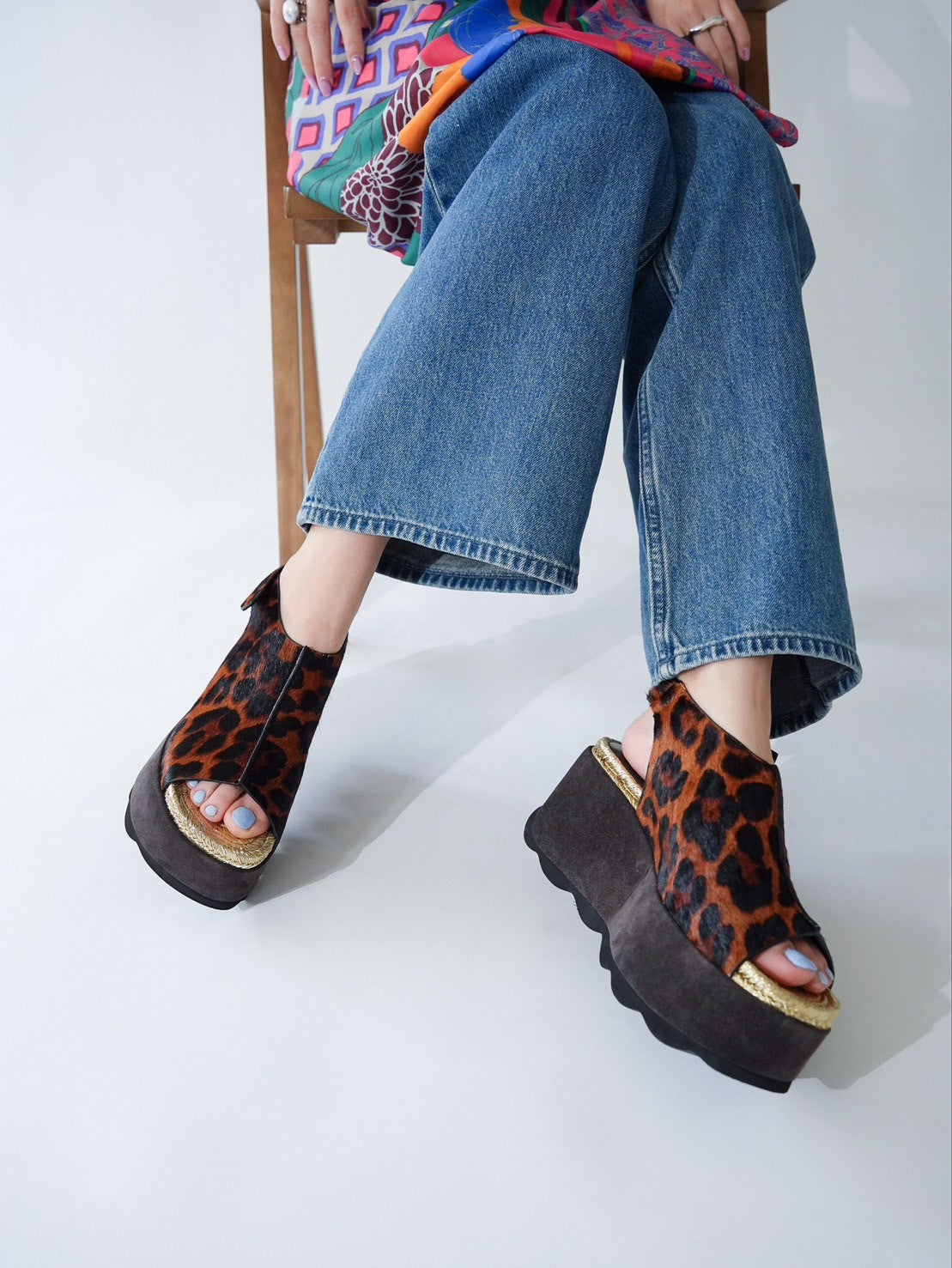 542181 ボリュームソール・ジュートサンダル