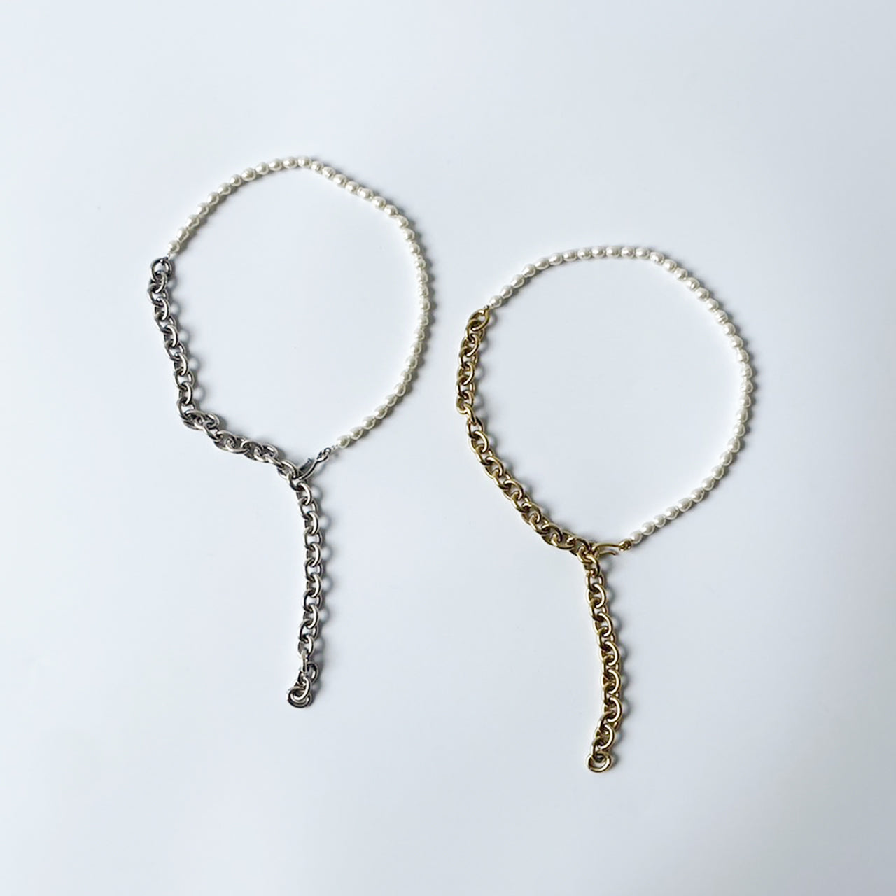530236 pearl separate chain necklace