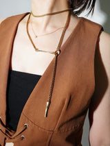 540258 Snake Separate Long Necklace