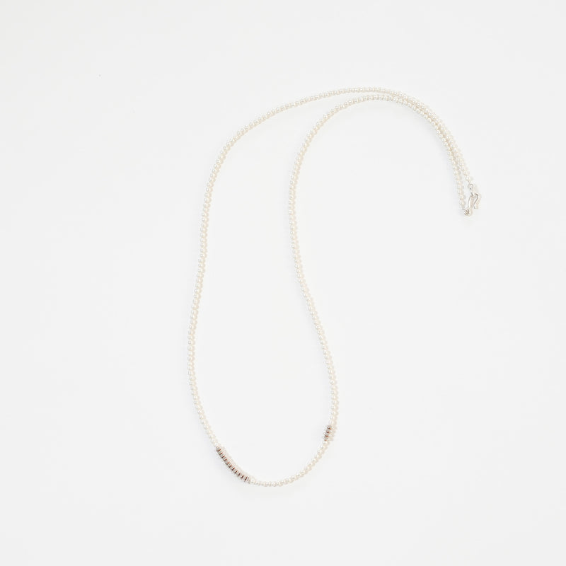 540248 pearl mix long necklace