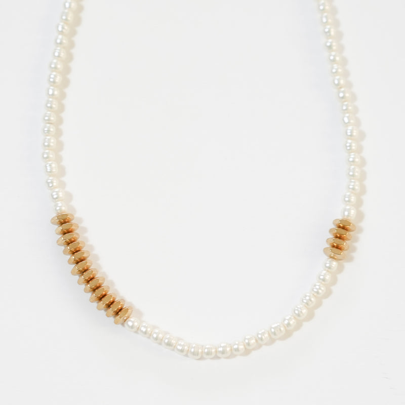 540248 pearl mix long necklace