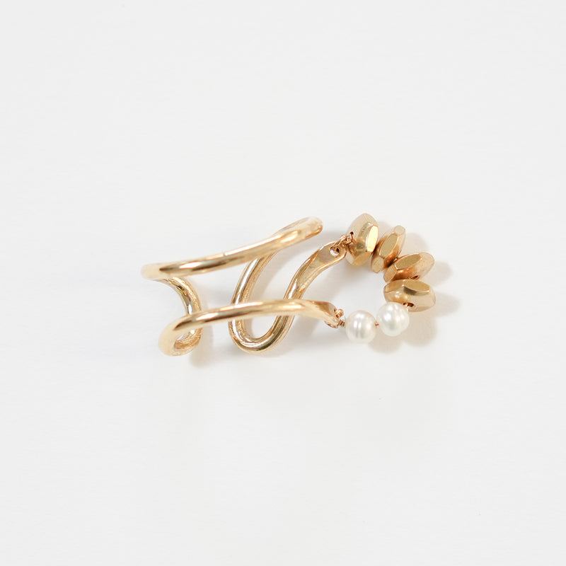 540249 pearl mix earcuff