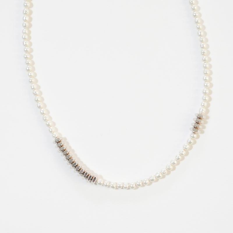 540248 pearl mix long necklace