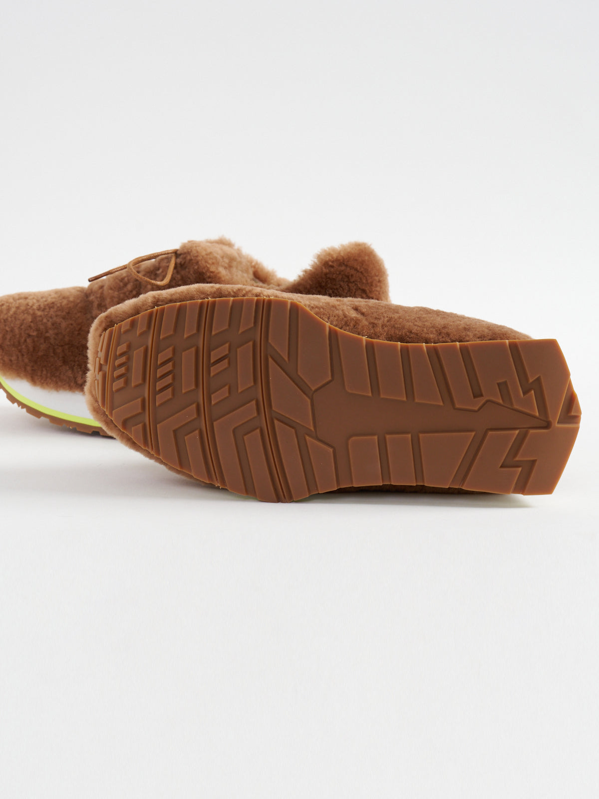 546086 Sheep fur sneakers