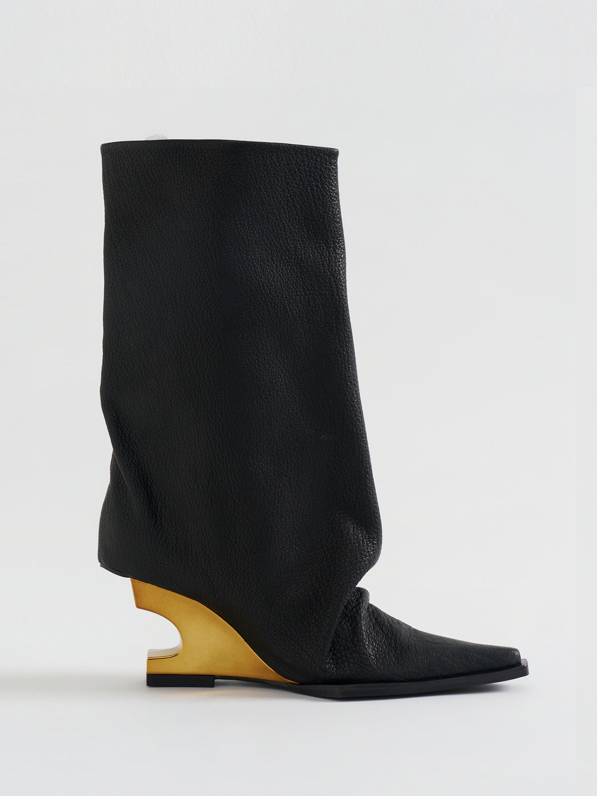 558034 Loose silhouette half boots