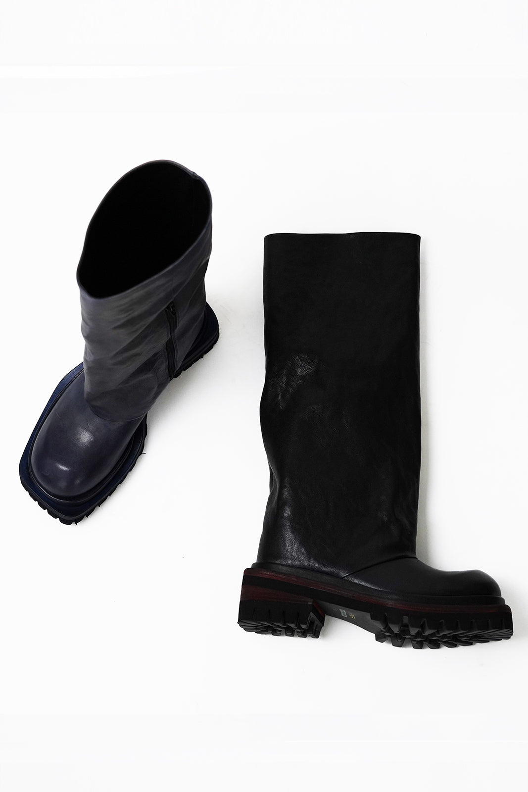 MANAマナロングブーツ黒24センチ マナ MANA ロングブーツ （BL） -ファッション通販 FASHION WALKER