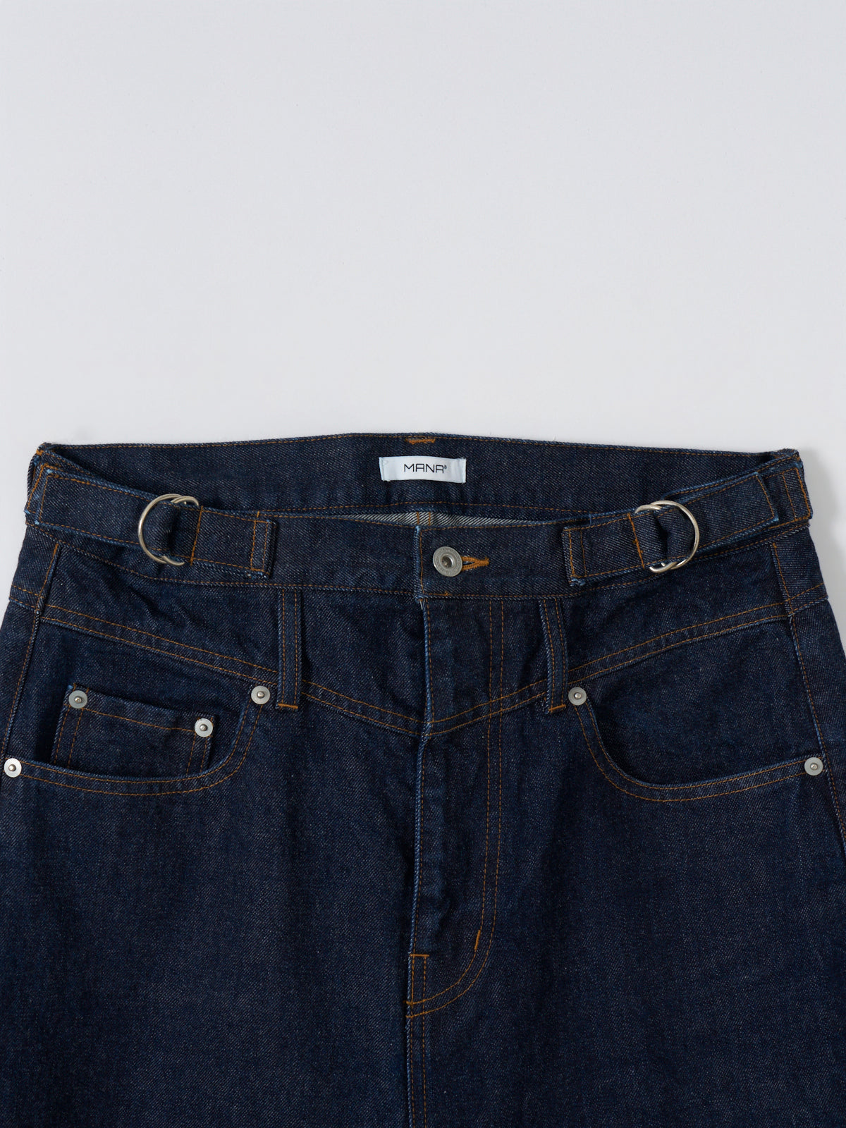560414 wide denim pants