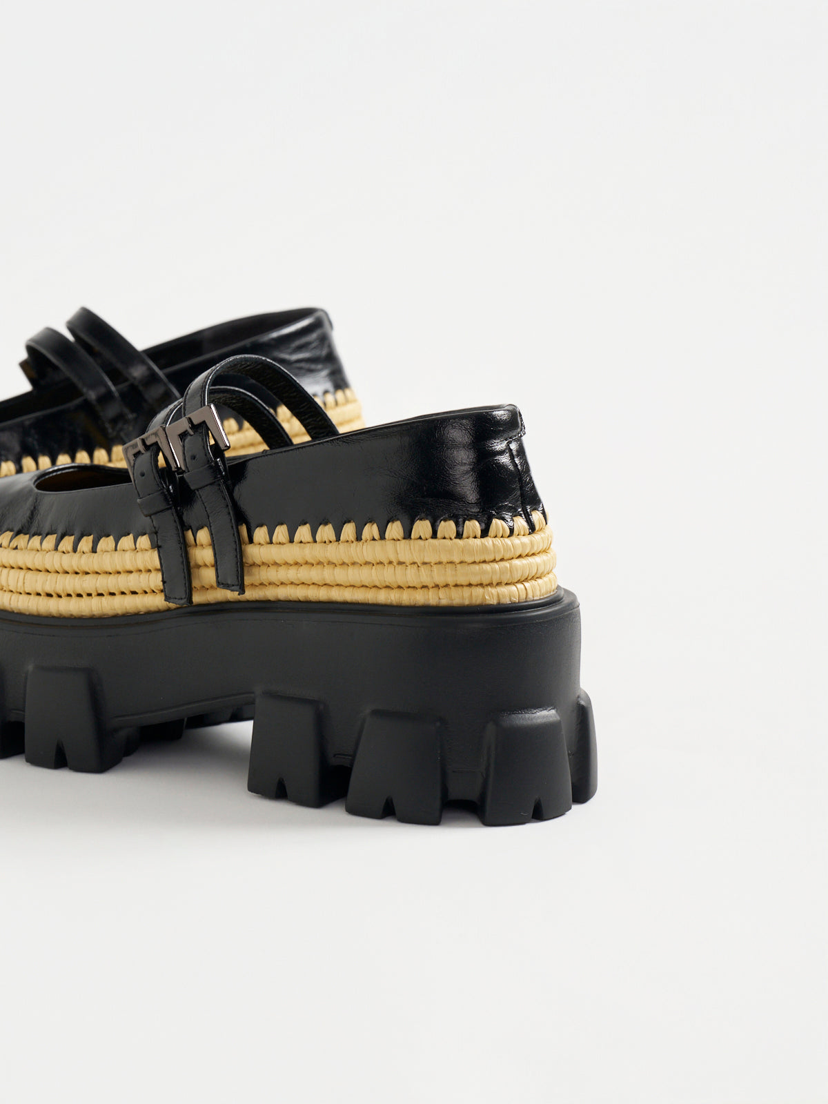 561011 エアリーソールジュートメリージェーンシューズ