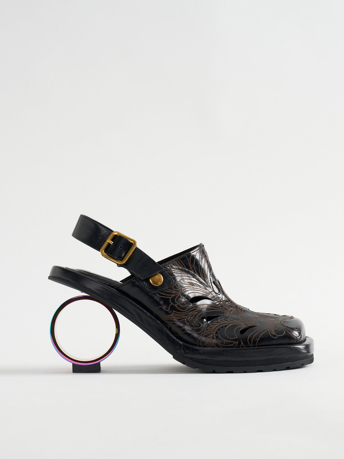 563002 クラフトステッチサークルヒールバックベルト