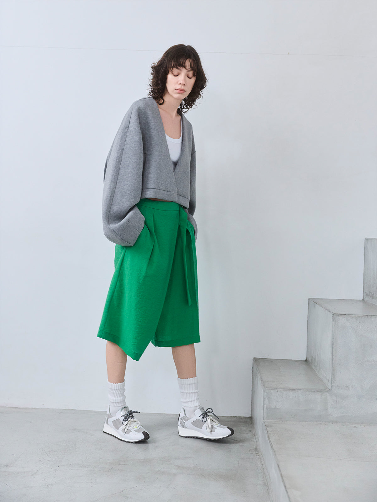 560406 double knit blouson