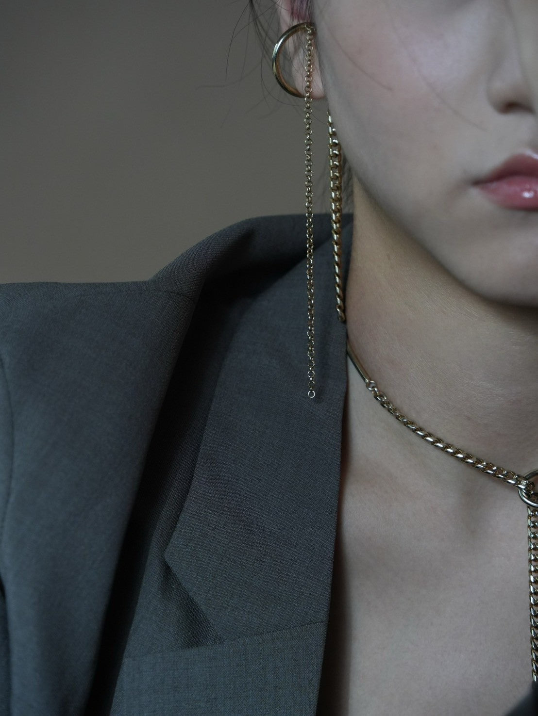 550204 droopchain earcuff