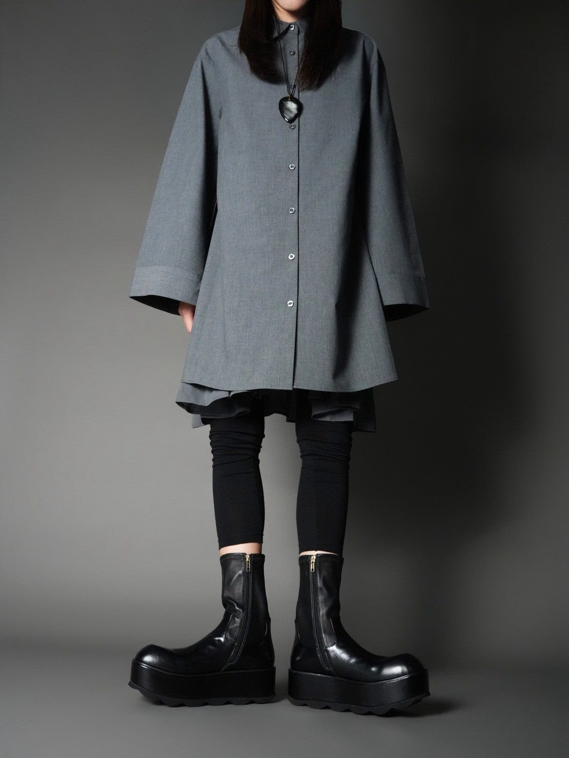 557098 ワイドボリューム・ストレッチブーツ