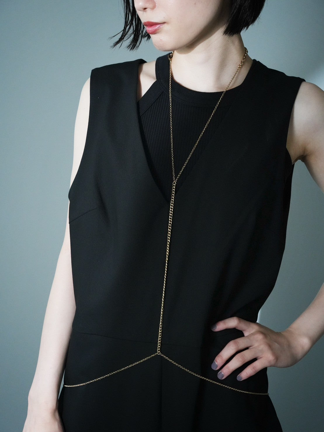 550202 2way body chain necklace