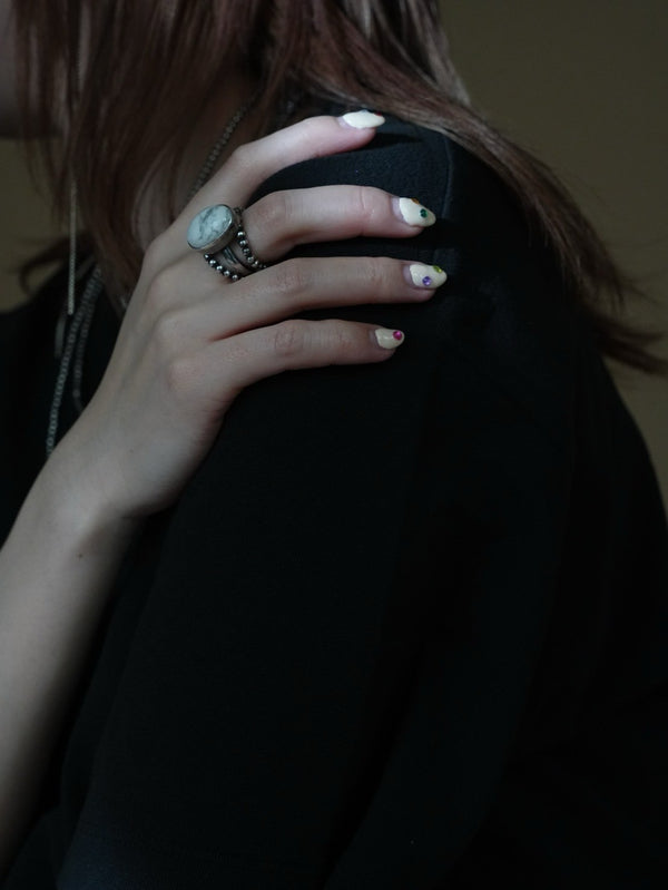550279 White Turquoise ring