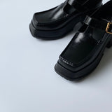 521143 厚底Tストラップ・シューズ